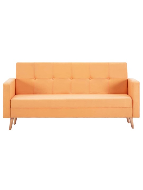 Pohovka textil oranžová