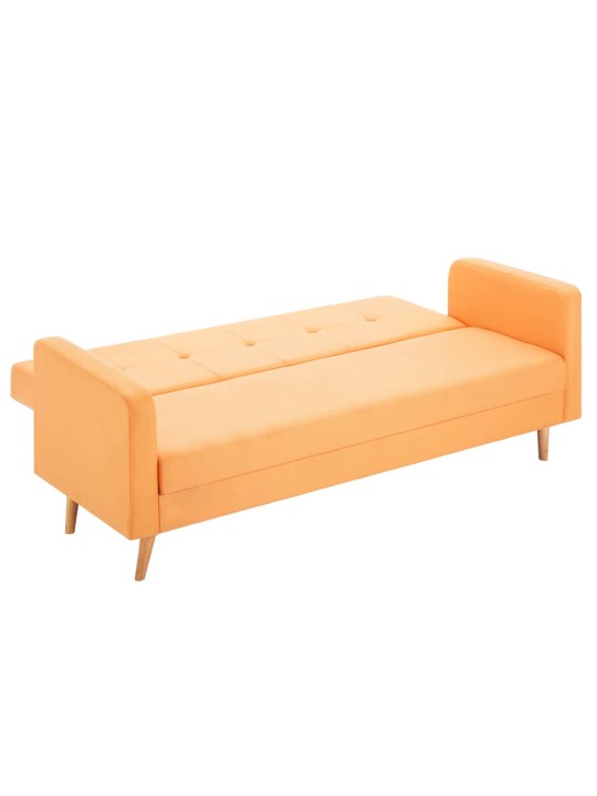Pohovka textil oranžová