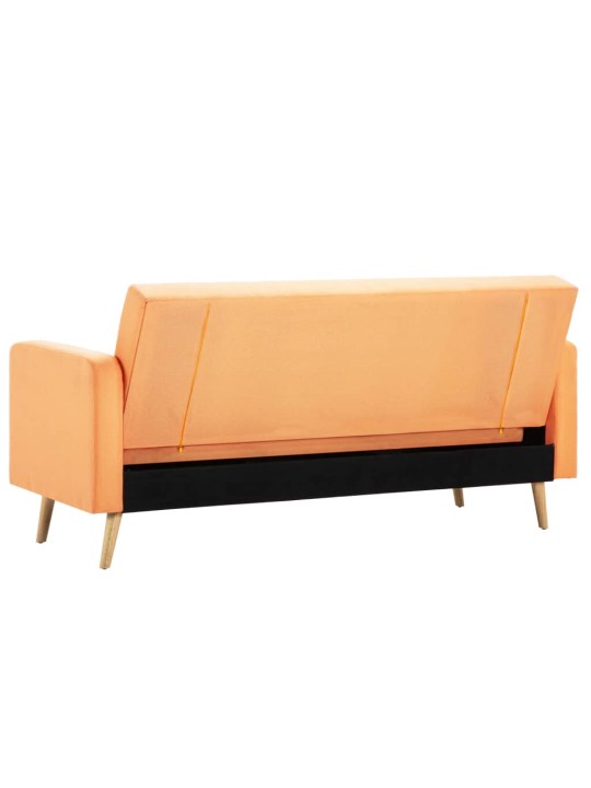 Pohovka textil oranžová