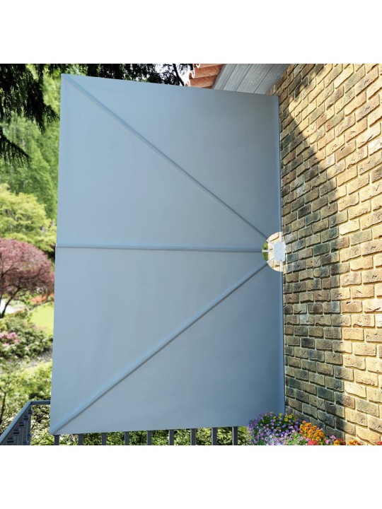 Skládací zástěna na terasu šedá 300 x 200 cm