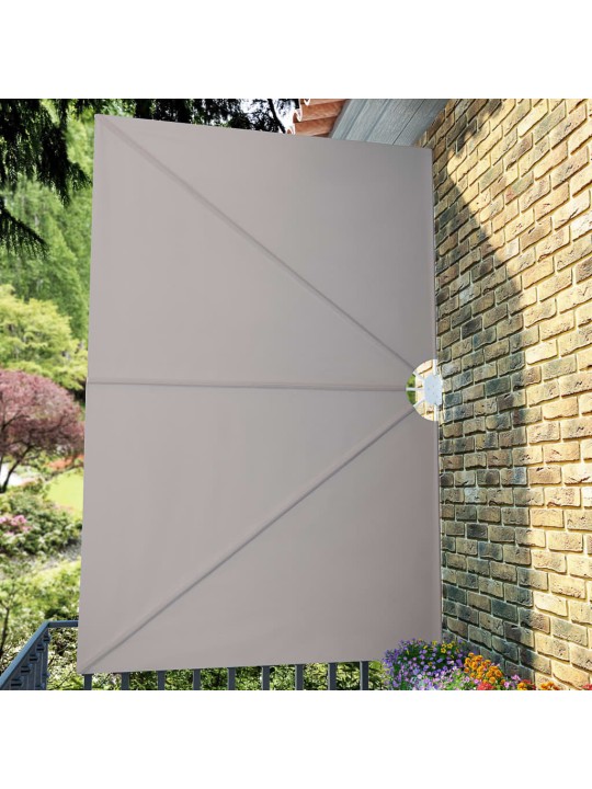 Skládací zástěna na terasu krémová 300 x 200 cm