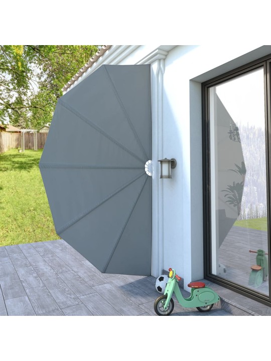 Skládací zástěna na terasu šedá 200 cm