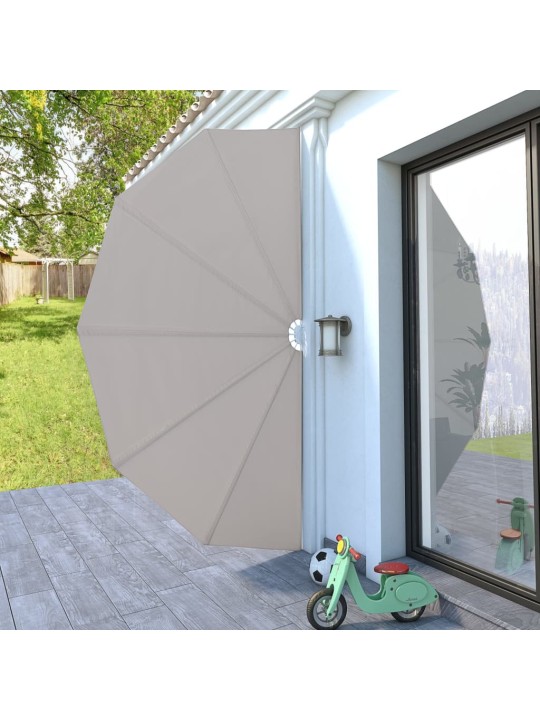 Skládací zástěna na terasu krémová 200 cm