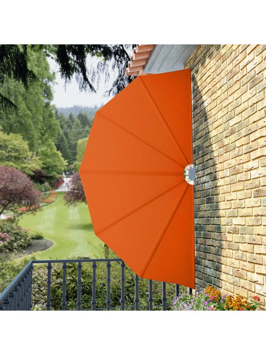 Skládací zástěna na terasu terracotta 160 cm