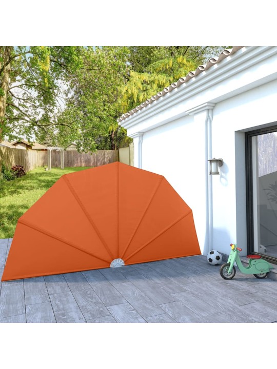Skládací zástěna na terasu terracotta 200 cm