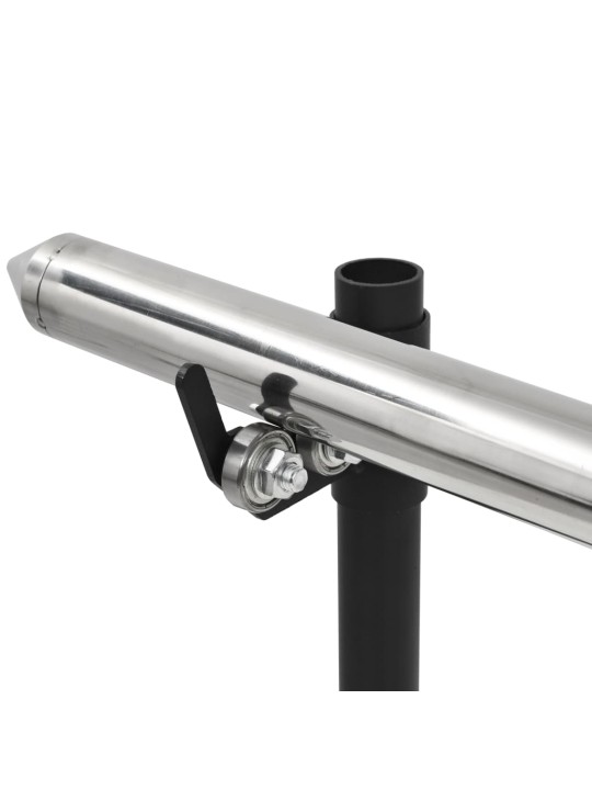 Grilovací rožeň s motorkem nerezová ocel 207 x 45 x 81 cm