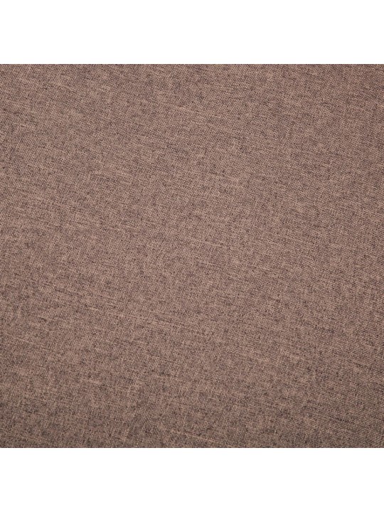 3místná pohovka textilní čalounění 172 x 70 x 82 cm hnědá