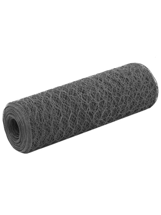 Pletivo ke kurníku ocel PVC vrstva 25 x 0,5 m šedé