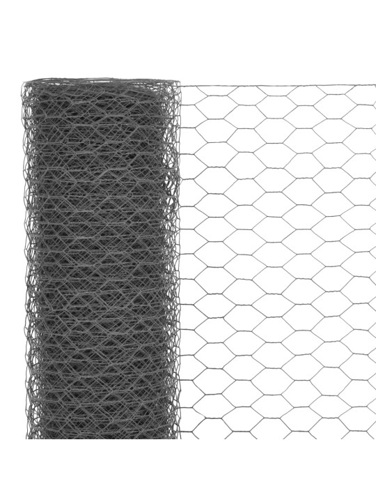 Pletivo ke kurníku ocel PVC vrstva 25 x 0,75 m šedé