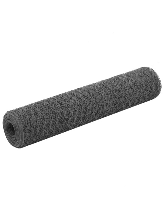Pletivo ke kurníku ocel PVC vrstva 25 x 0,75 m šedé