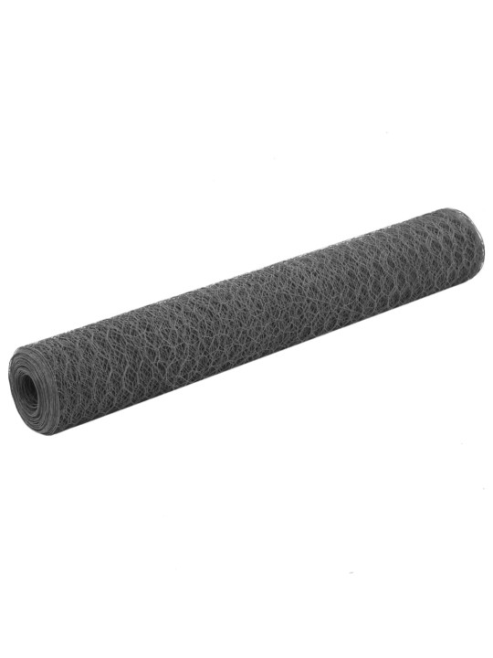 Pletivo ke kurníku ocel PVC vrstva 25 x 1 m šedé
