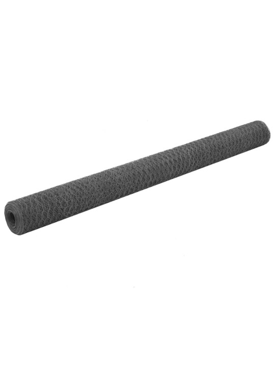 Pletivo ke kurníku ocel PVC vrstva 25 x 1,5 m šedé