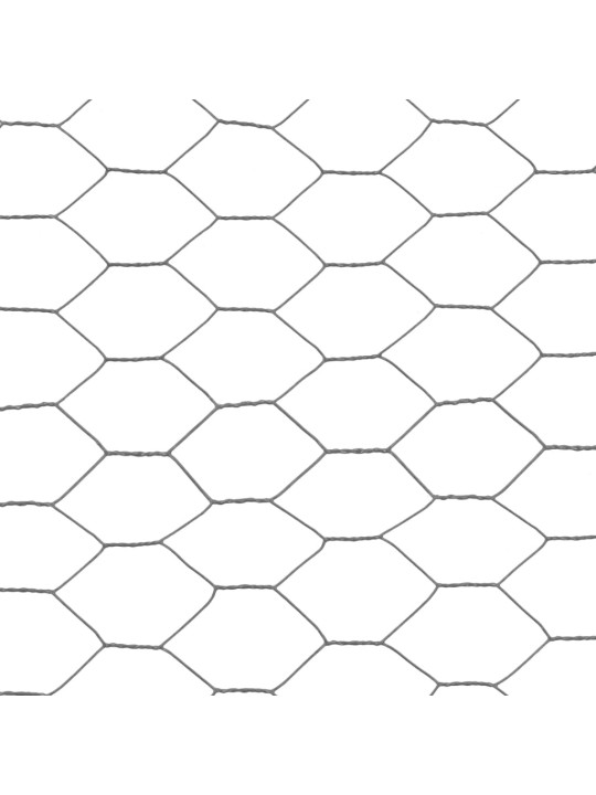 Pletivo ke kurníku ocel s PVC povlakem 25 x 1,2 m šedé