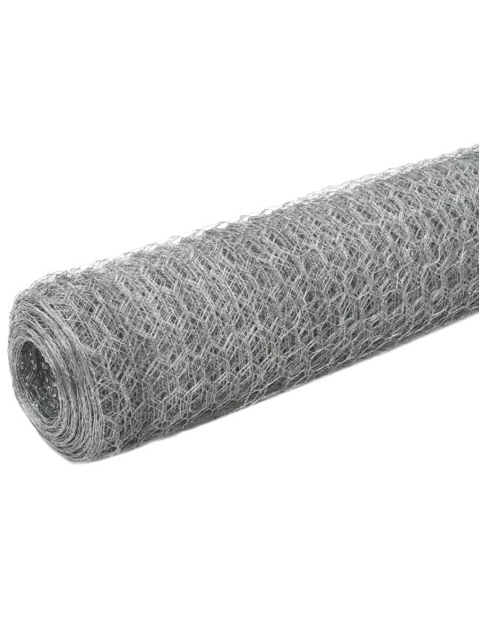 Pletivo ke kurníku pozinkovaná ocel 25 x 1,5 m stříbrné