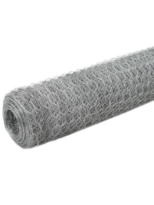 Pletivo ke kurníku pozinkovaná ocel 25 x 1,5 m stříbrné