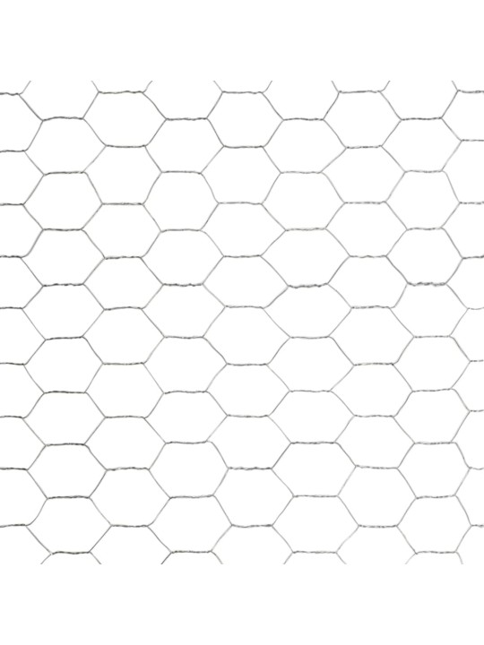Pletivo ke kurníku pozinkovaná ocel 25 x 1,2 m stříbrné