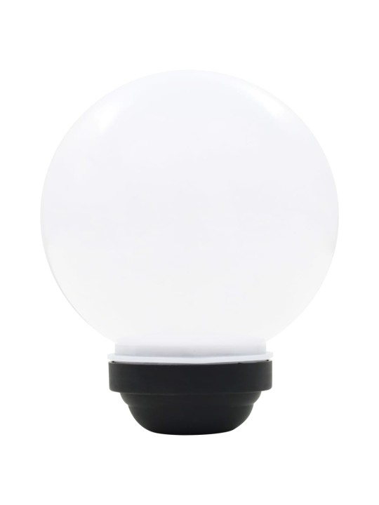 Zahradní solární lampy 4 ks LED kulovité 15 cm RGB