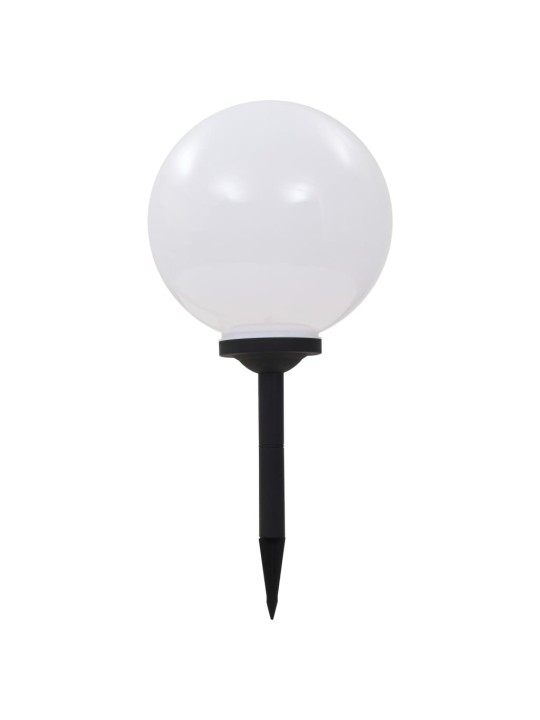 Zahradní solární lampy 2 ks LED kulovité 30 cm RGB