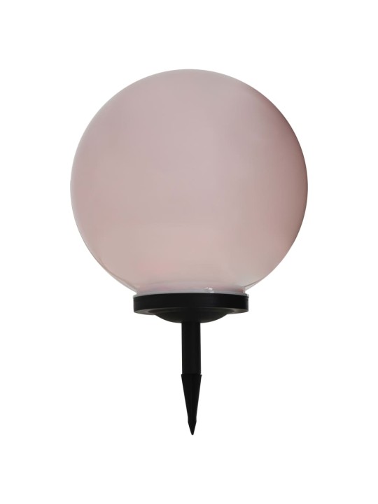 Zahradní solární lampa LED kulovitá 40 cm RGB