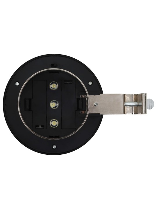Zahradní solární lampy 6 ks LED kulaté 12 cm bílé