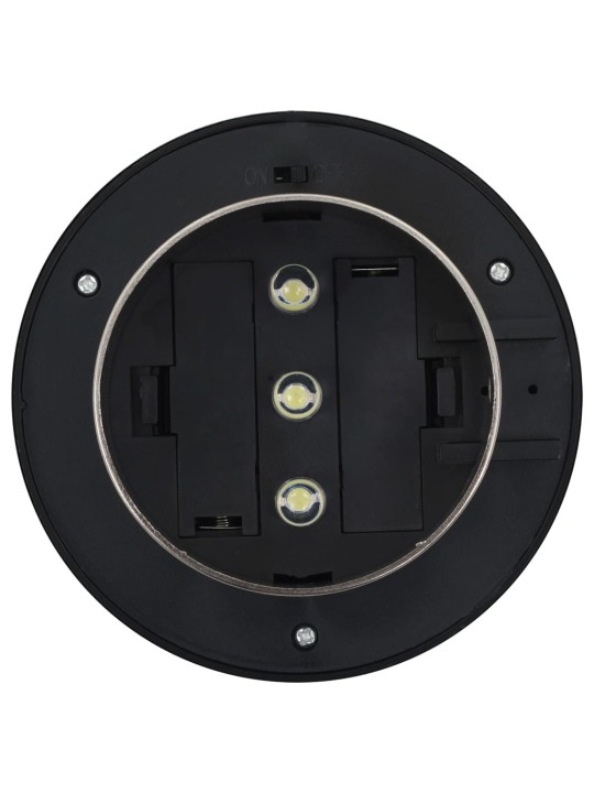 Zahradní solární lampy 6 ks LED kulaté 12 cm bílé