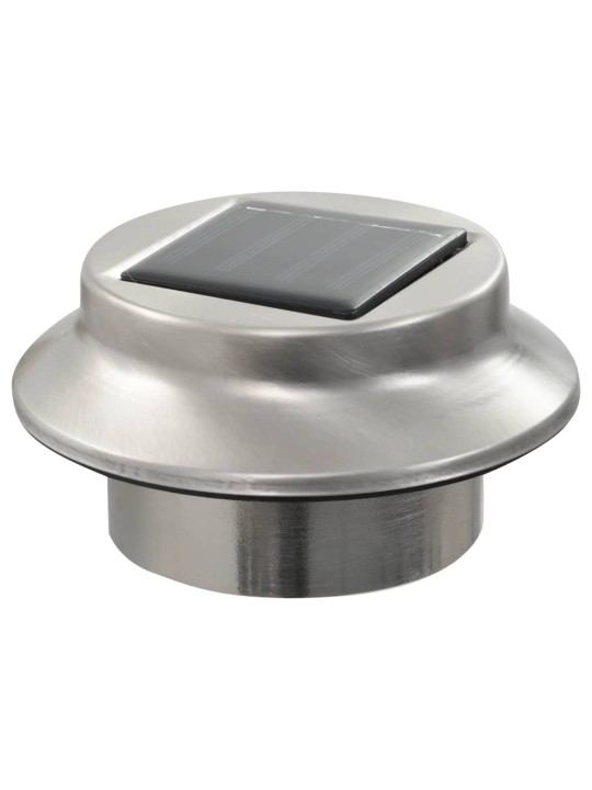 Zahradní solární lampy 6 ks LED kulaté 12 cm bílé