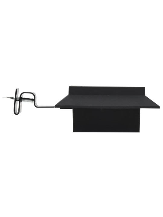 Zahradní solární lampy 6 ks LED čtvercové 12 cm černé