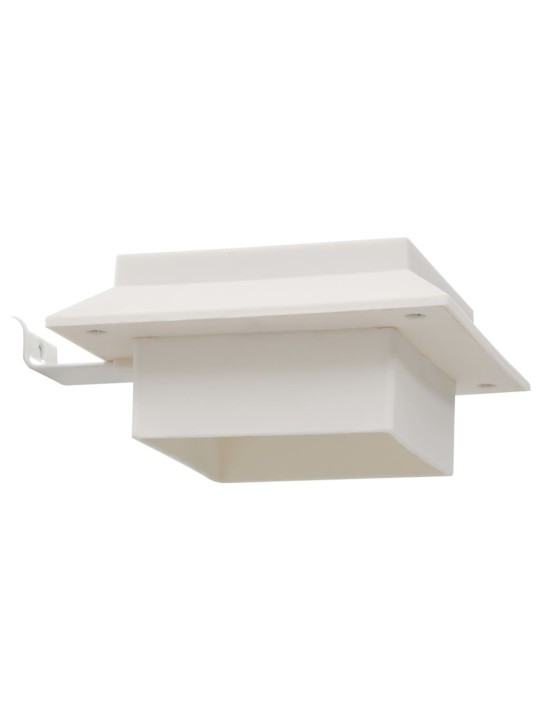 Zahradní solární lampy 6 ks LED čtvercové 12 cm bílé