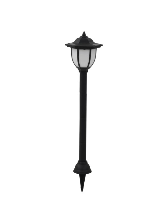 Zahradní solární lampy 3 ks LED černé