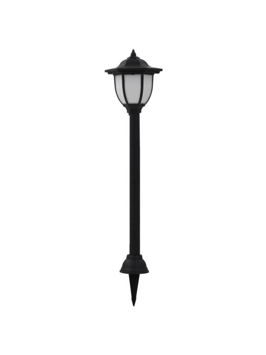 Zahradní solární lampy 3 ks LED černé