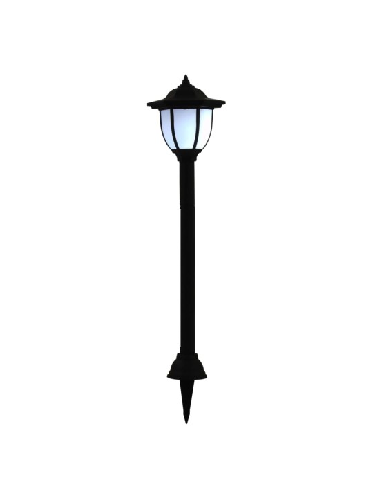 Zahradní solární lampy 3 ks LED černé