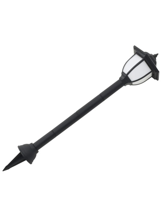 Zahradní solární lampy 3 ks LED černé