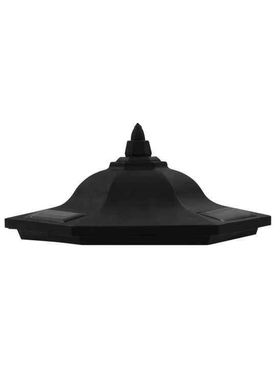 Zahradní solární lampy 3 ks LED černé