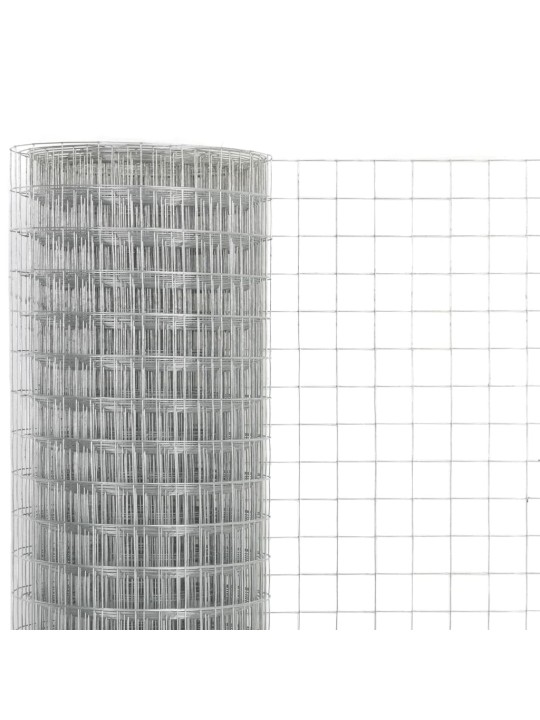 Pletivo ke kurníku pozinkovaná ocel 25 x 1,5 m stříbrné