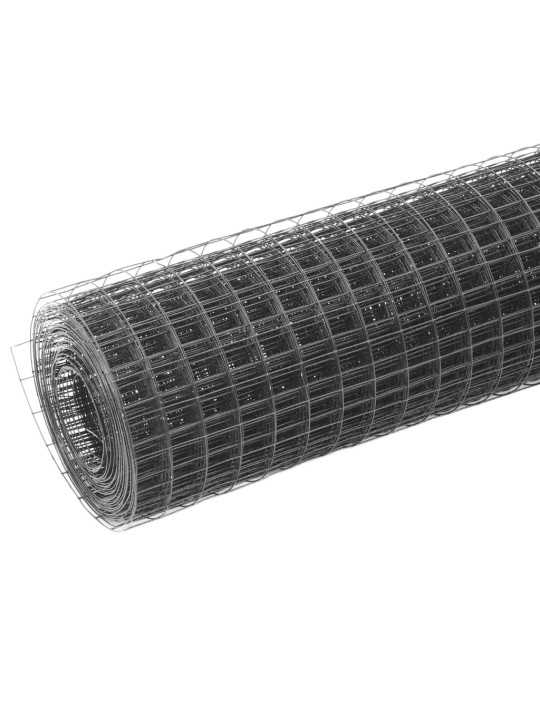 Pletivo ke kurníku ocel PVC vrstva 10 x 1 m šedé