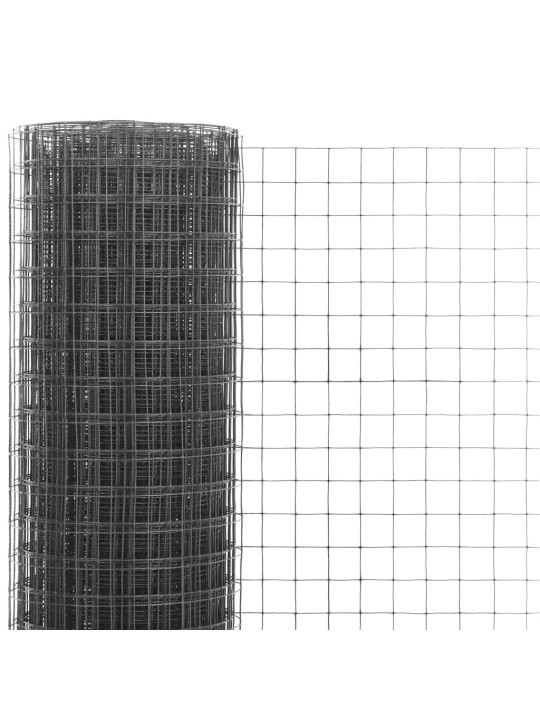 Pletivo ke kurníku ocel PVC vrstva 25 x 0,5 m šedé