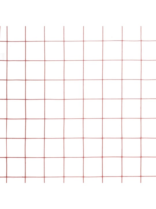 Pletivo ke kurníku ocel PVC vrstva 25 x 1,5 m červené