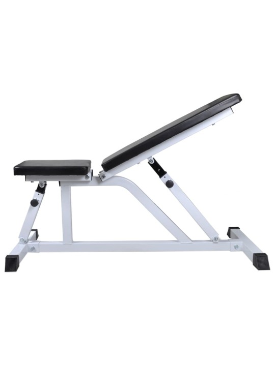 Posilovací lavice se sadou činek barbell a dumbbell 60,5 kg