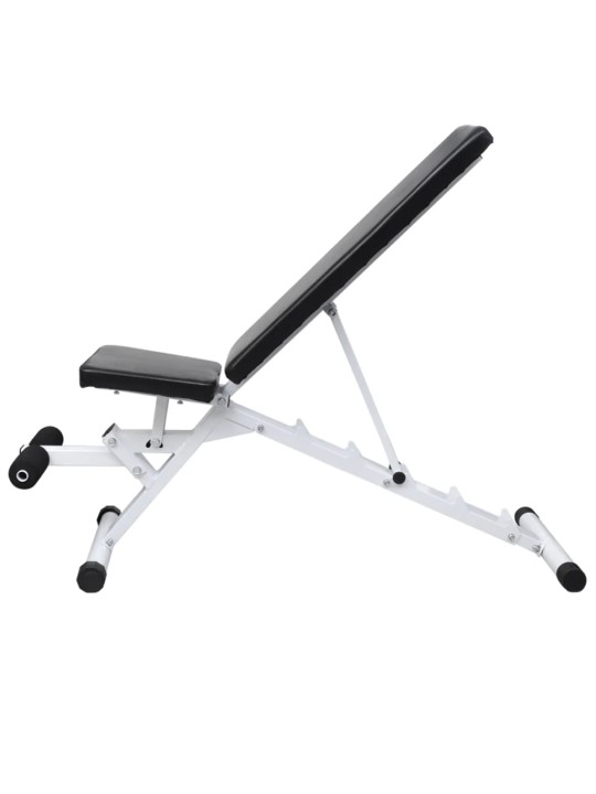 Posilovací lavice se sadou činek barbell a dumbbell 60,5 kg
