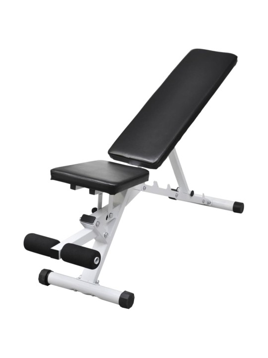 Posilovací lavice se sadou činek barbell a dumbbell 60,5 kg
