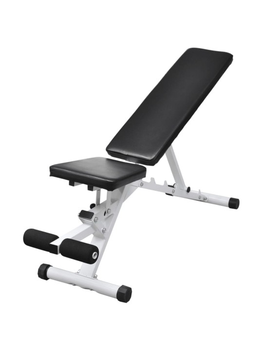 Posilovací lavice se sadou činek barbell a dumbbell 30,5 kg