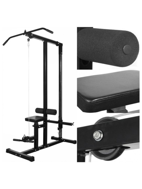 Posilovací věž se sadou činek barbell a dumbbell 30,5 kg