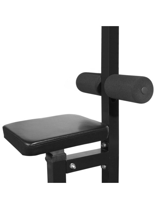 Posilovací věž se sadou činek barbell a dumbbell 30,5 kg