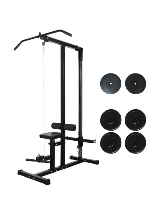 Posilovací věž se zátěžovými kotouči 40 kg