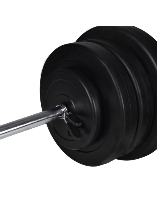 Nástěnná posilovací věž se sadou činek 60,5 kg