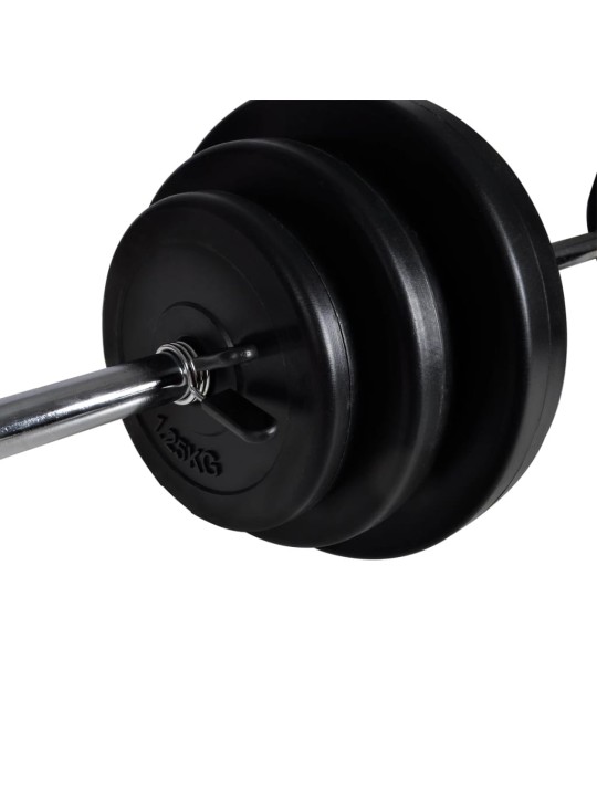 Nástěnná posilovací věž se sadou činek 30,5 kg