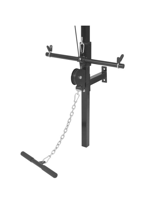 Nástěnná posilovací věž se zátěžovými kotouči 40 kg