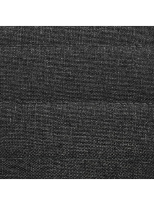Jídelní židle 6 ks tmavě šedé textil
