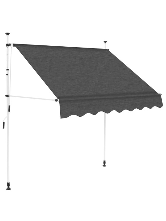 Ručně zatahovací markýza 200 cm antracitová