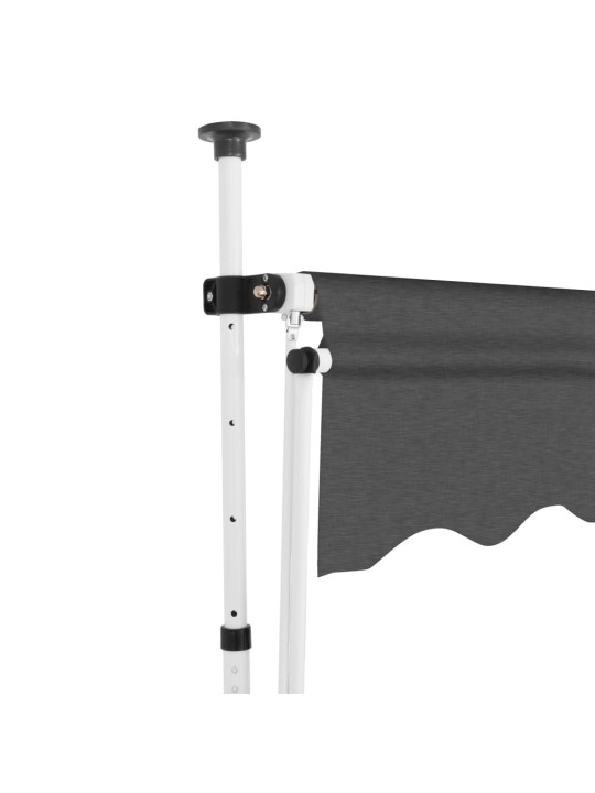 Ručně zatahovací markýza 300 cm antracitová